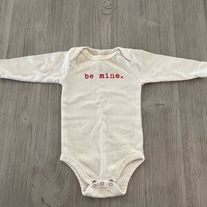 EUC ‘Be Mine’ long sleeved bodysuit
